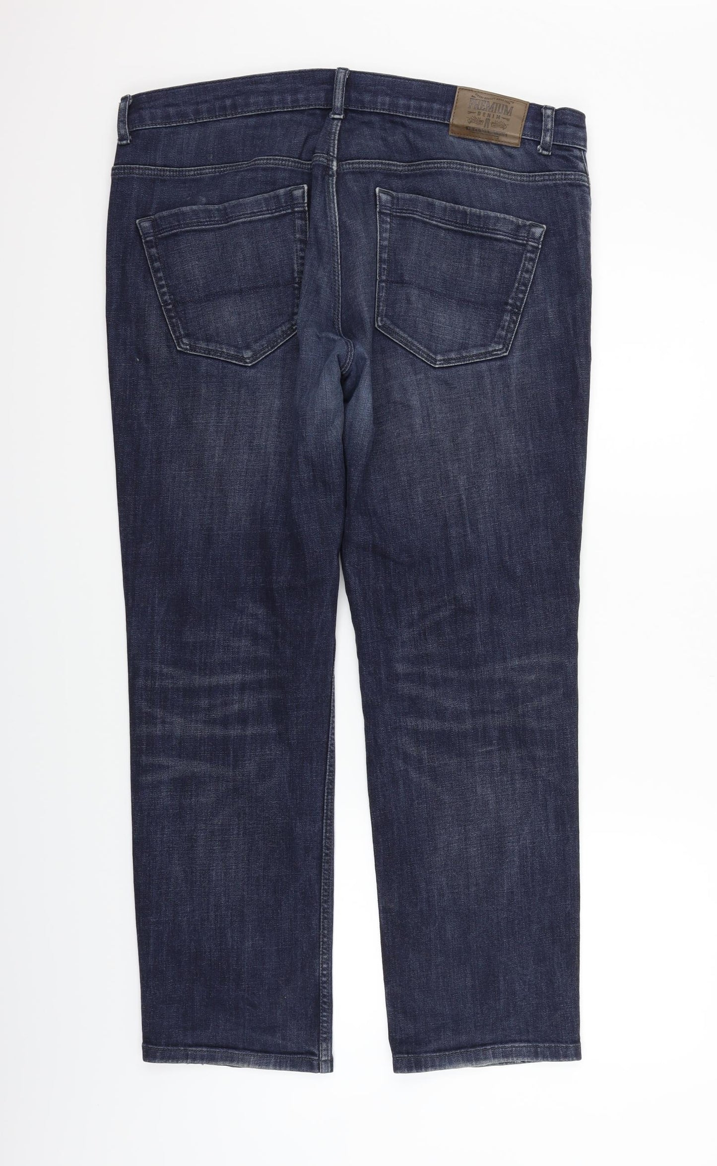 George Womens Blue   Straight Jeans Size 36 in L30 in