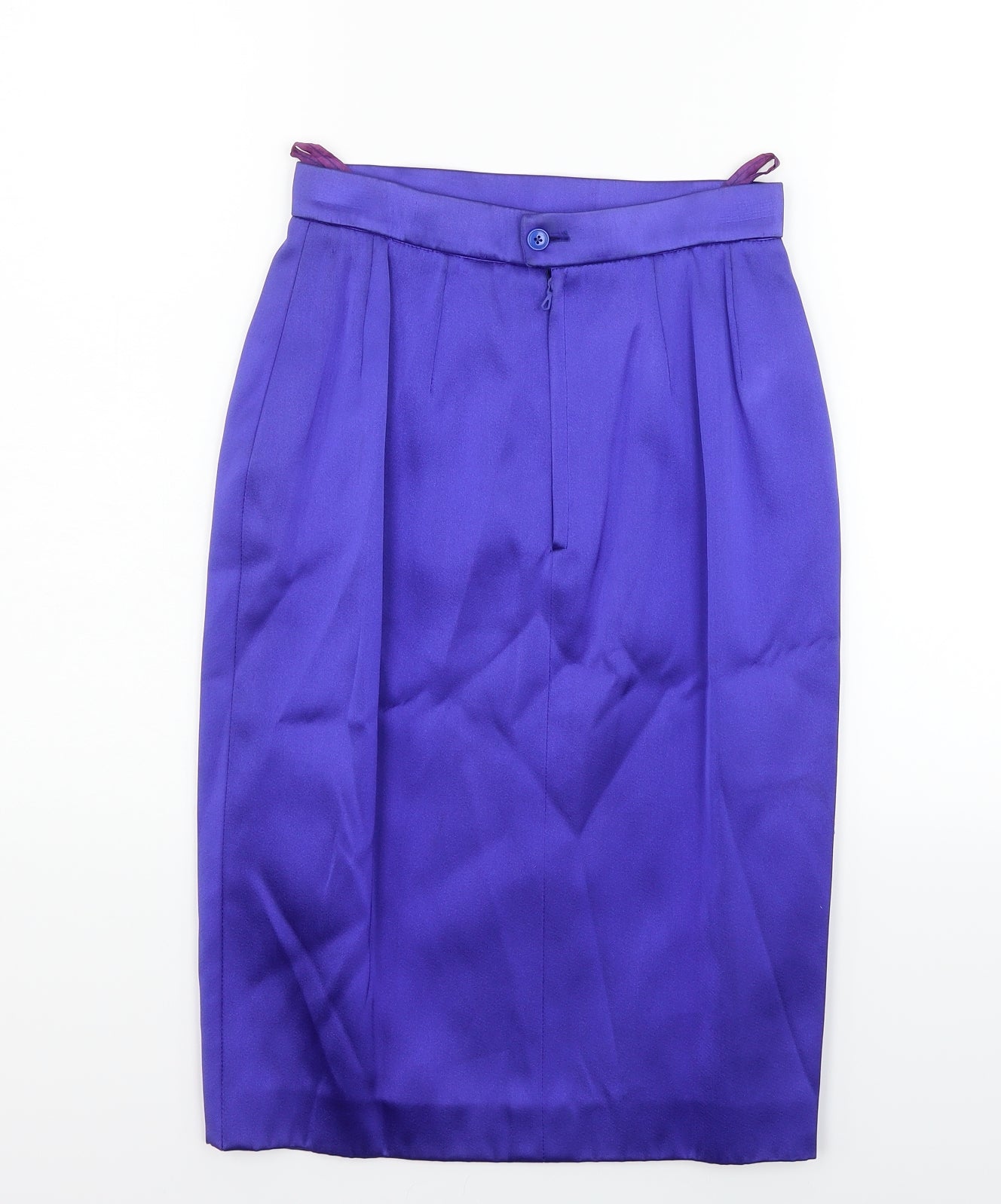 Preworn Womens Blue   A-Line Skirt Size 24 in