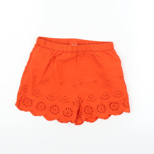 I love girls wear Girls Orange   Culotte Shorts Size 8 Years