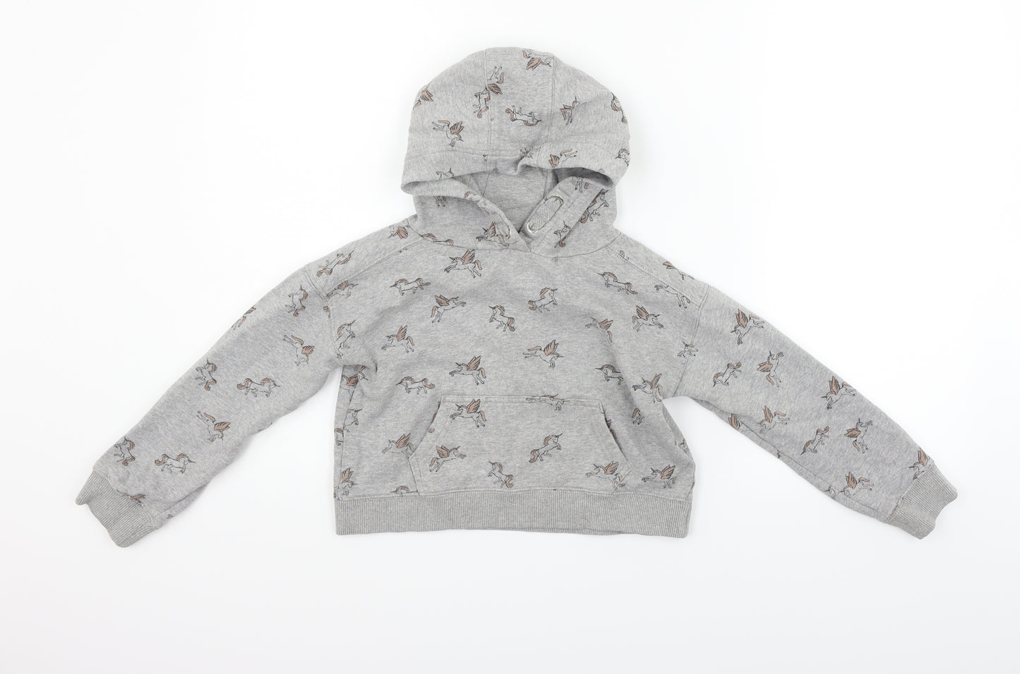 George Boys Grey   Pullover Jumper Size 8 Years  - unicorn