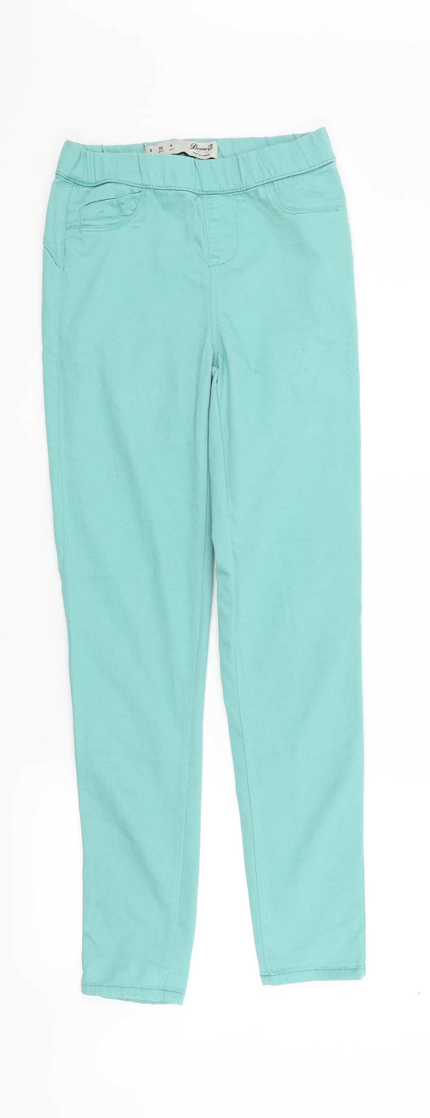 deniem & co Womens Green   Straight Jeans Size 8 L27 in
