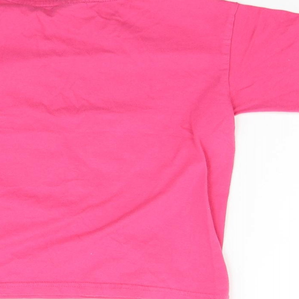 B&C Girls Pink   Basic Polo Size 7-8 Years