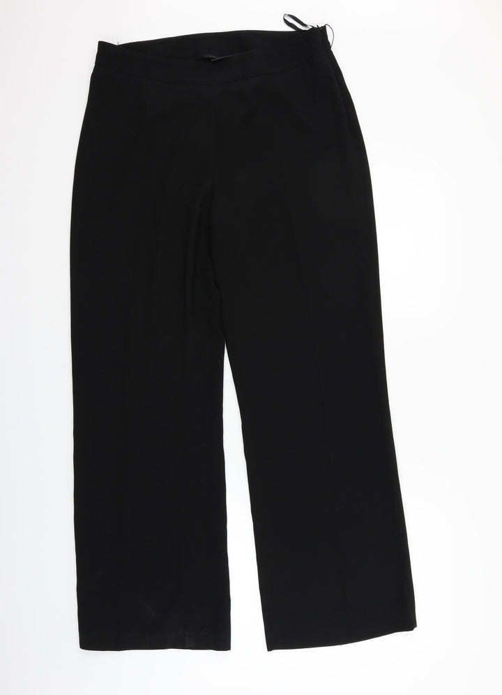 Principles Womens Black Trousers Size 14 L29 in