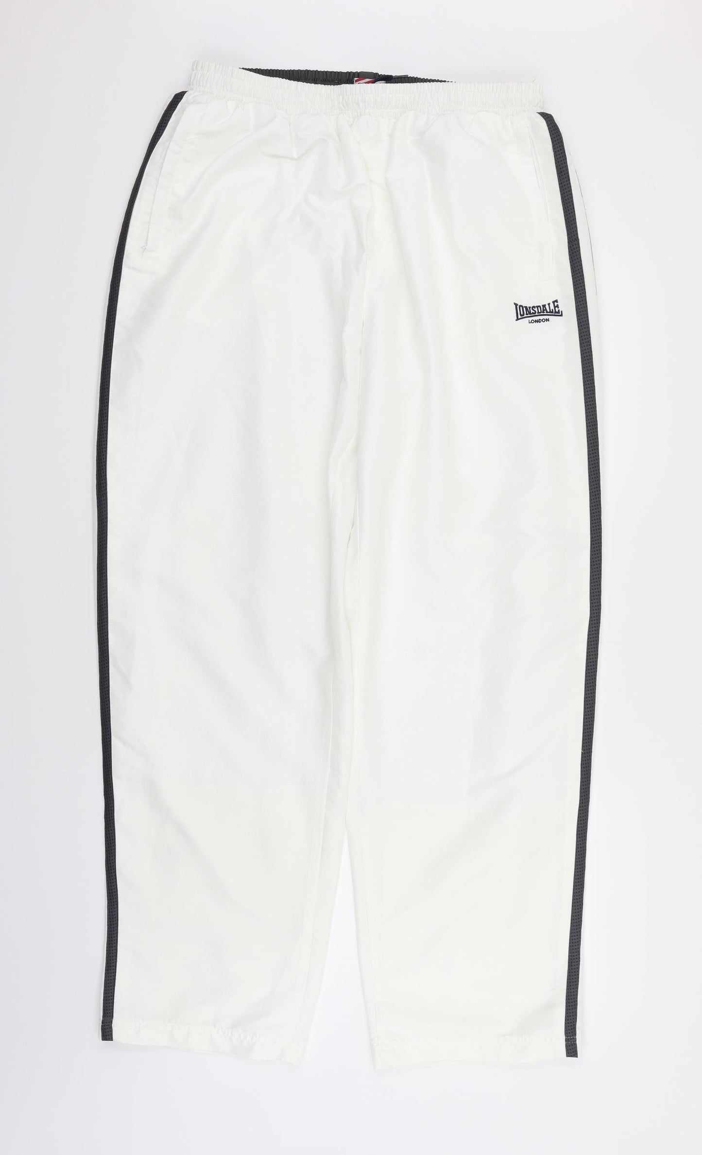 Lonsdale Mens White   Jogger Trousers Size XL L31 in