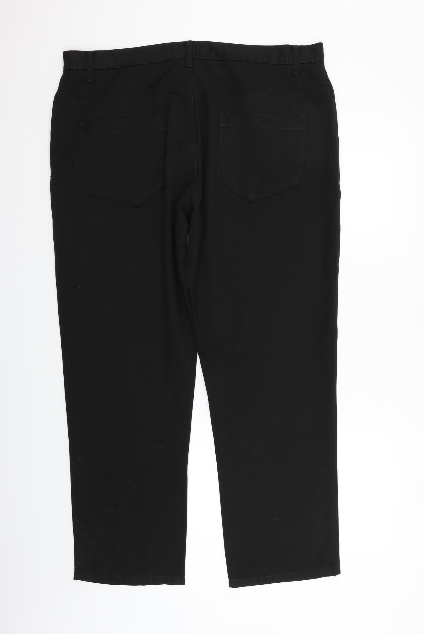 George Mens Black   Trousers  Size 40 L28 in