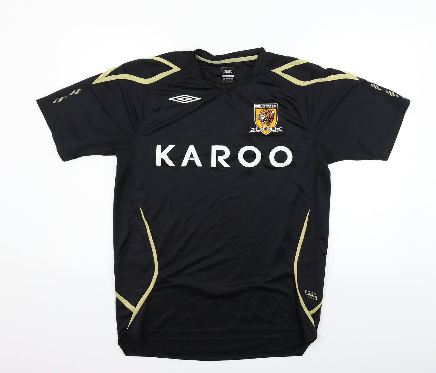 Umbro Mens Black    T-Shirt Size L  - hull city