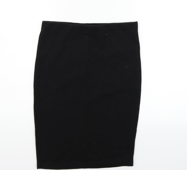 Primark Womens Black Flare Skirt Size 14