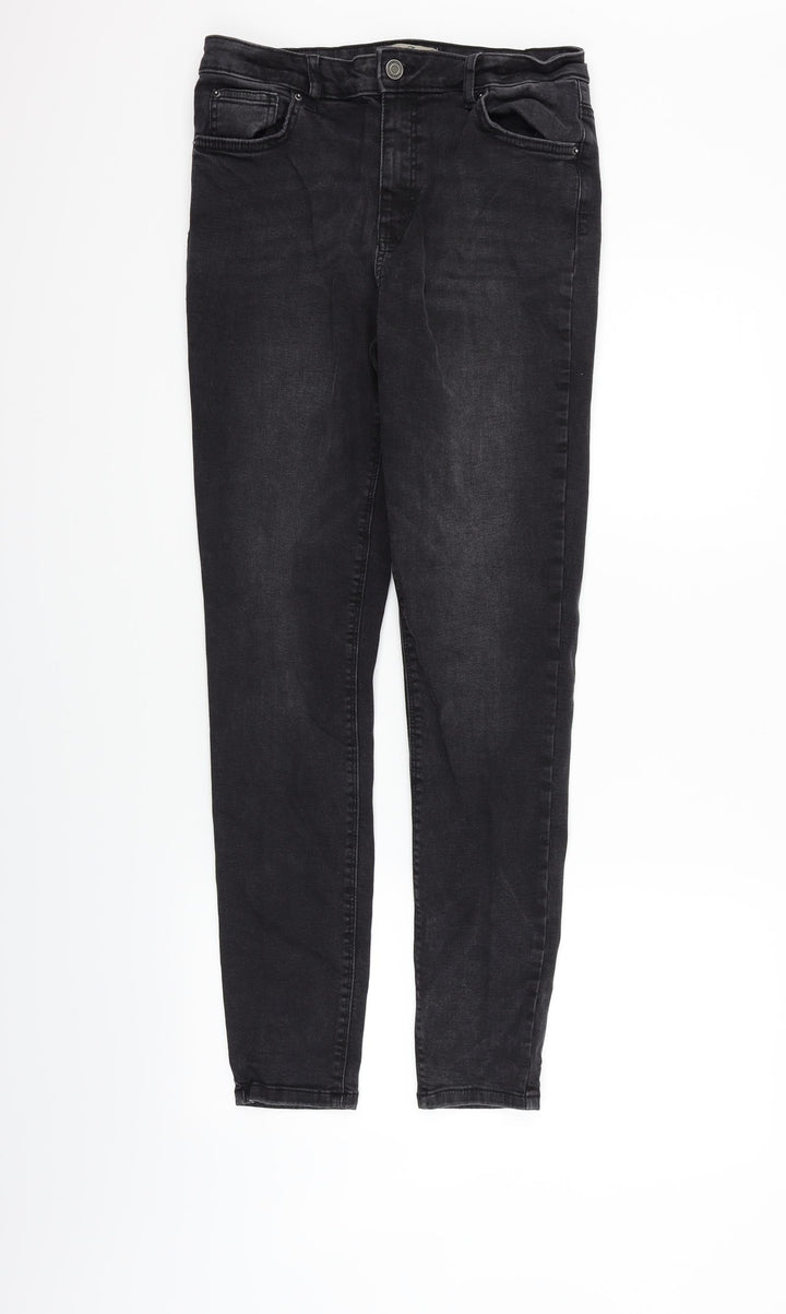 deniem & co Womens Black   Straight Jeans Size 14 L27 in