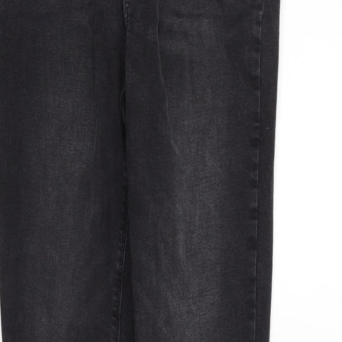 deniem & co Womens Black   Straight Jeans Size 14 L27 in