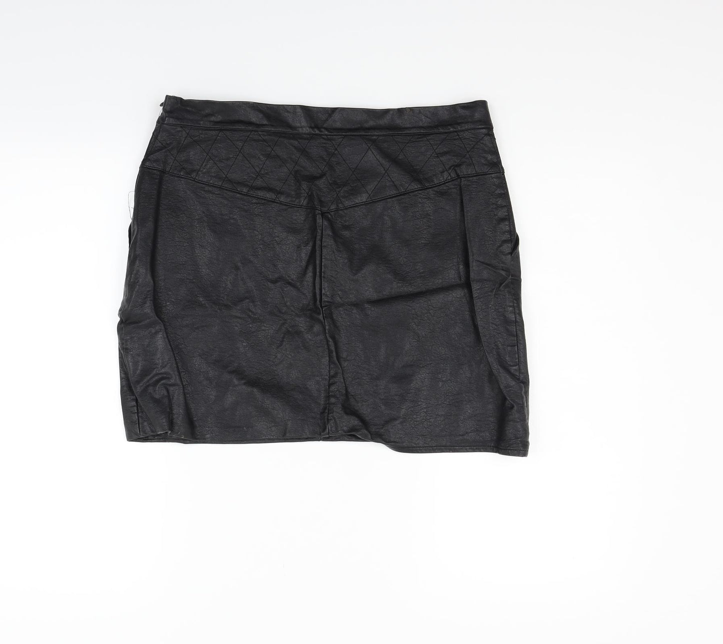 Missguided Womens Black   Flare Skirt Size 16