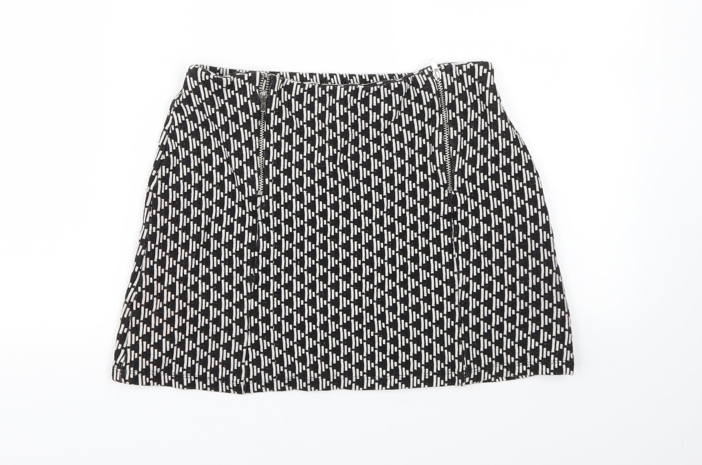 New Look Womens Black   A-Line Skirt Size 8