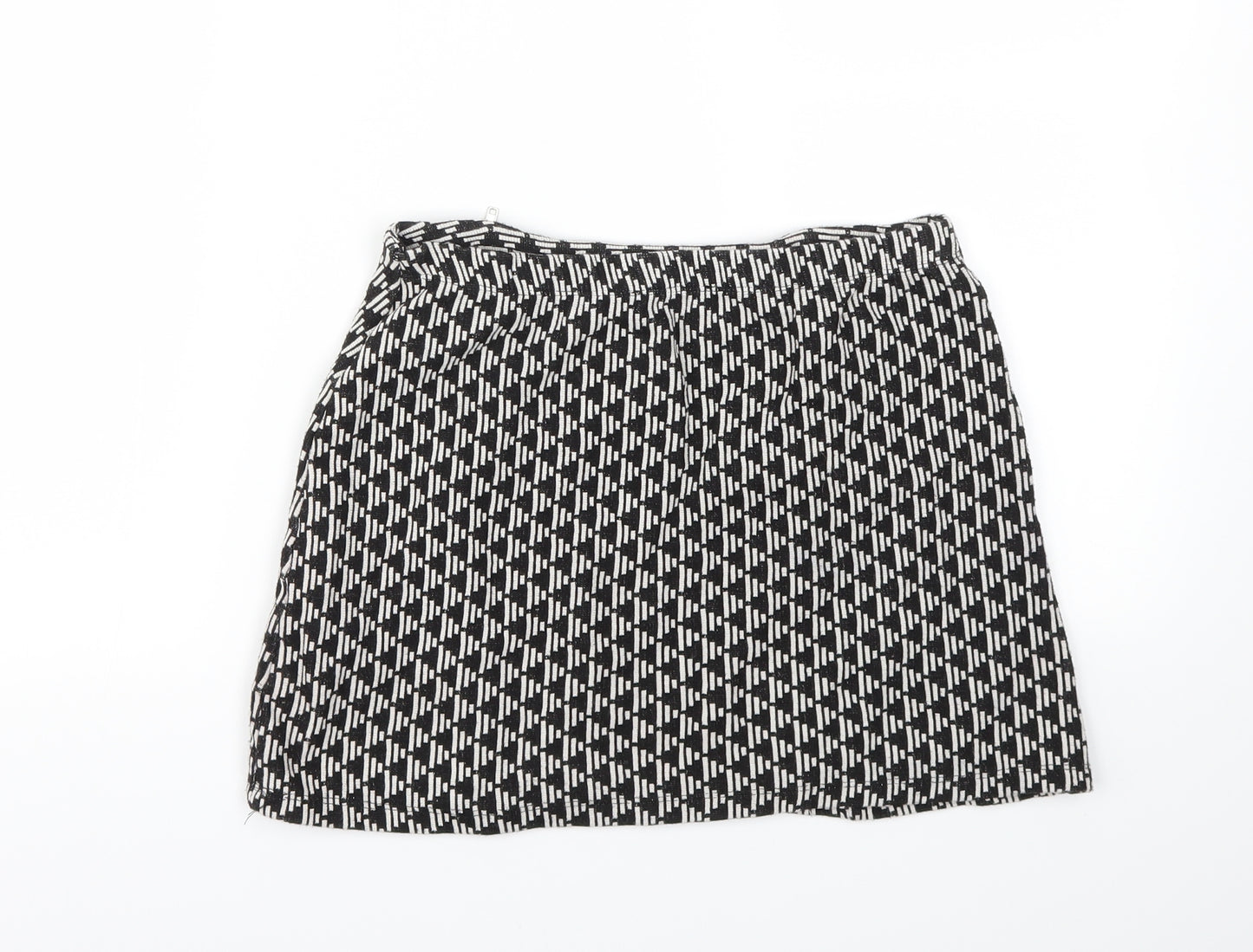 New Look Womens Black   A-Line Skirt Size 8