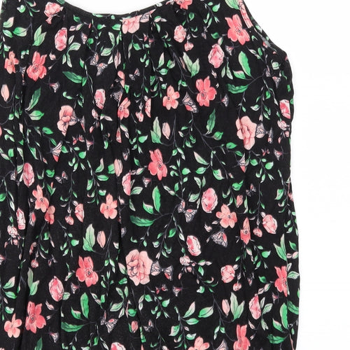 South Womens Multicoloured Floral  Basic T-Shirt Size 14