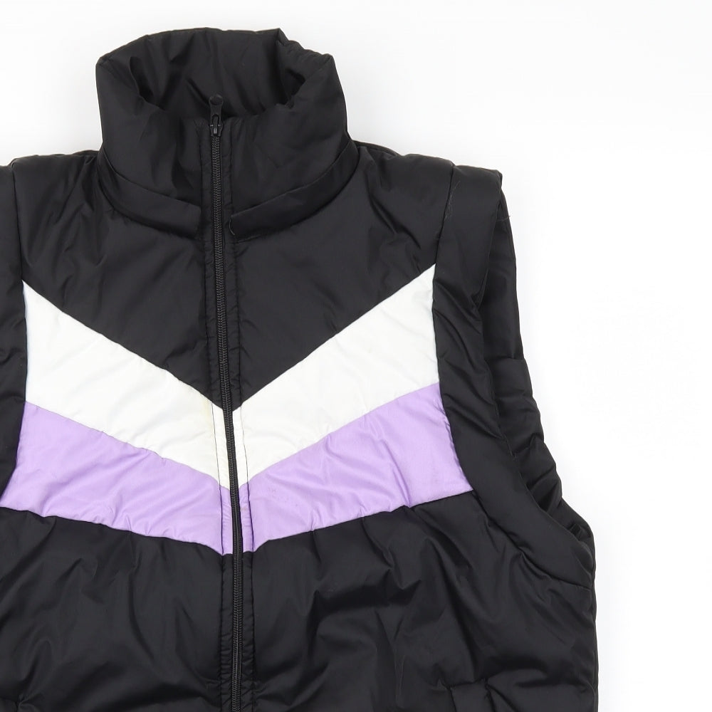 Preworn Womens Black   Gilet Coat Size XL