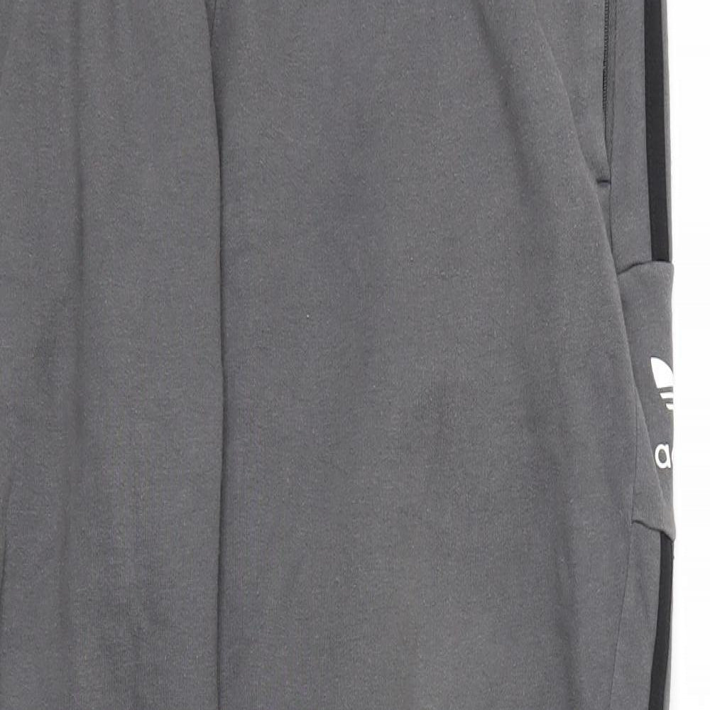 adidas Mens Grey   Jogger Trousers  L29 in - Stretch waistband