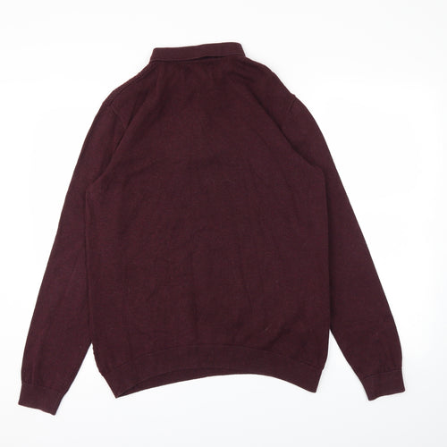 TU Mens Red   Pullover Sweatshirt Size M