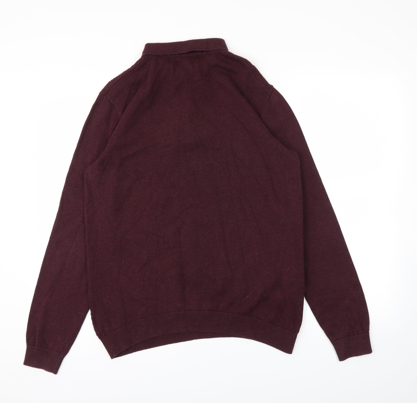 TU Mens Red   Pullover Sweatshirt Size M