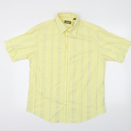 Ted Baker Mens Yellow Striped   T-Shirt Size L