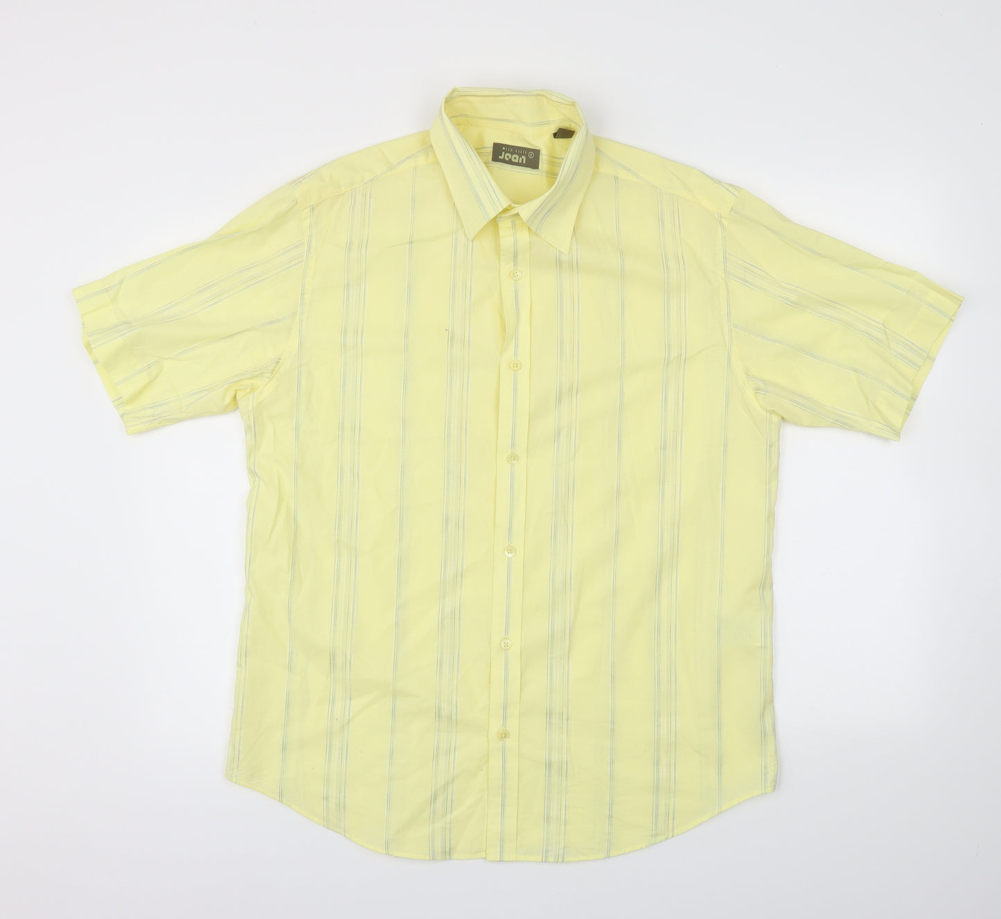 Ted Baker Mens Yellow Striped   T-Shirt Size L