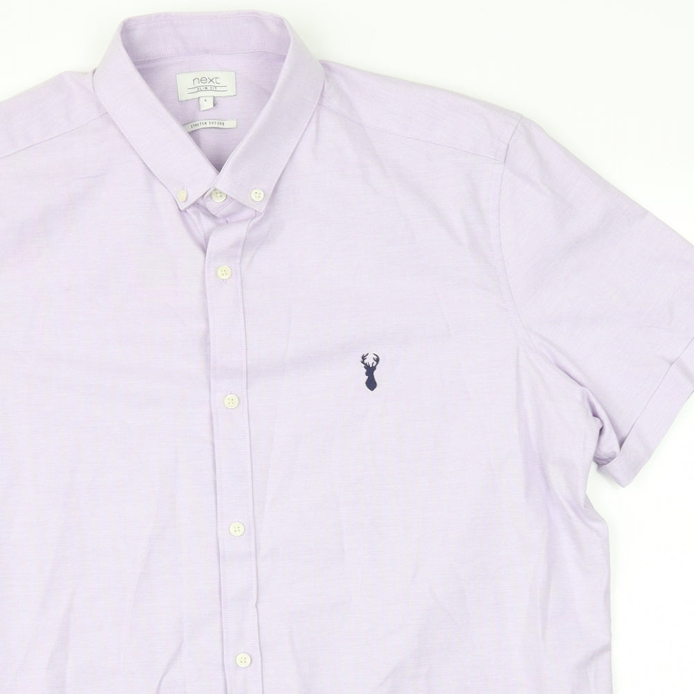 Next  Mens Purple    T-Shirt Size L