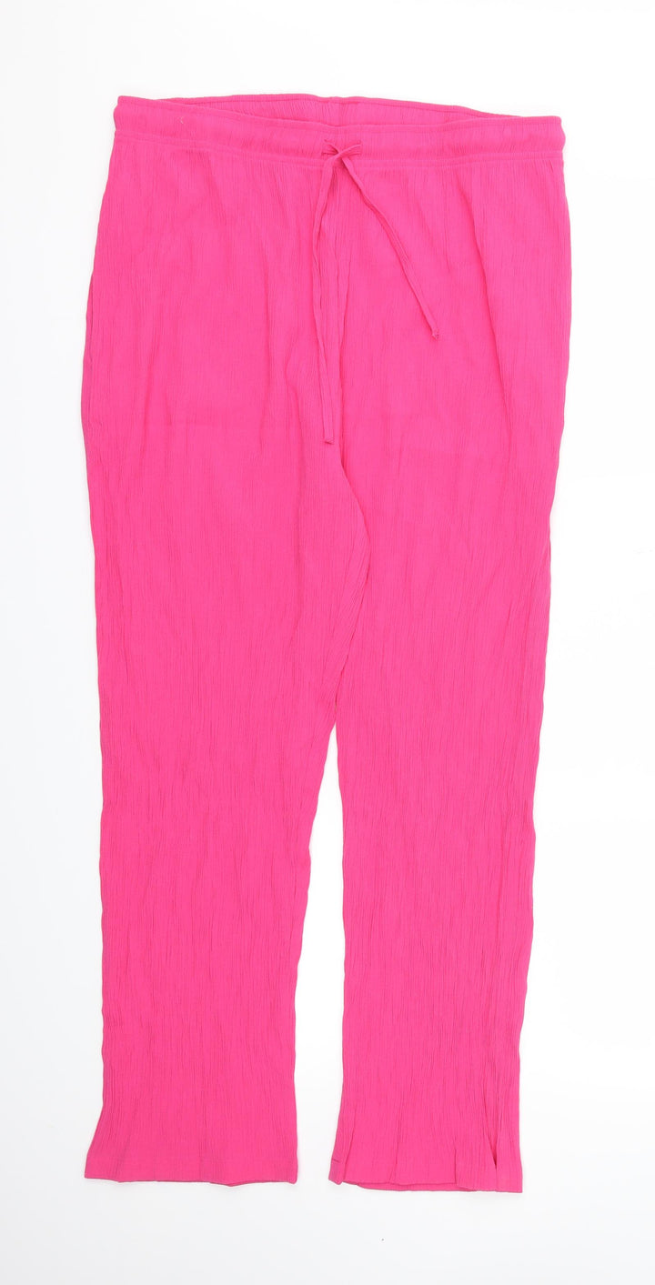 Damart Womens Pink Jogger Trousers Size 20 L27 in - Stretch waistband