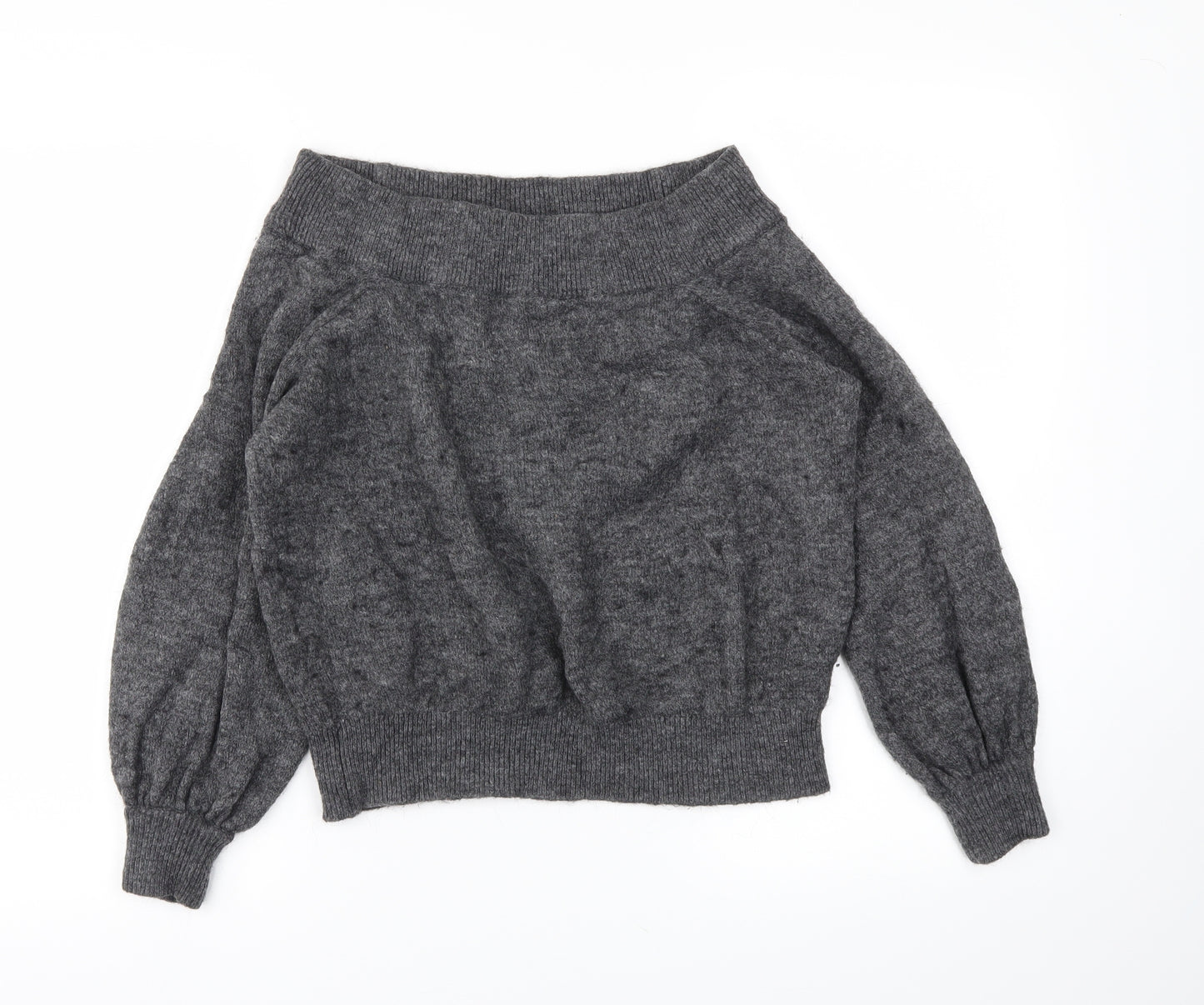 H&M Womens Grey   Pullover Jumper Size M