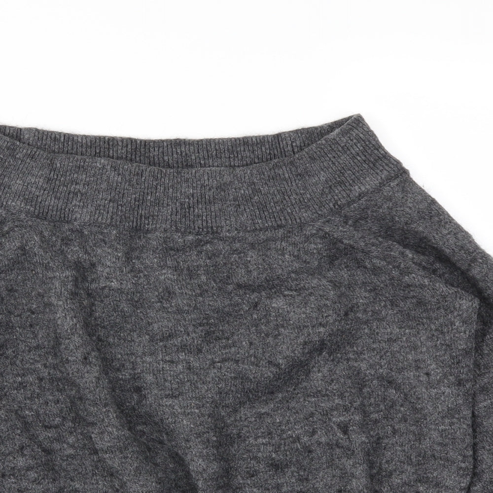 H&M Womens Grey   Pullover Jumper Size M