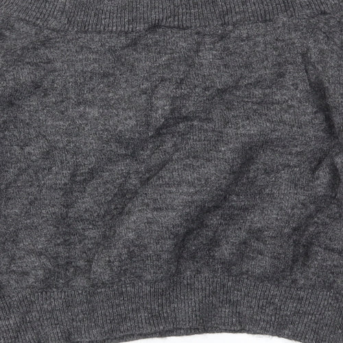 H&M Womens Grey   Pullover Jumper Size M