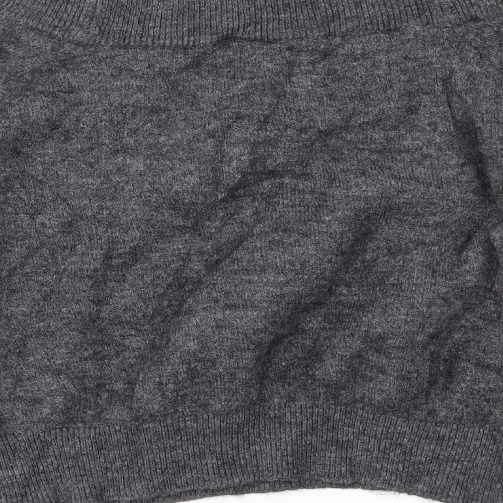 H&M Womens Grey   Pullover Jumper Size M