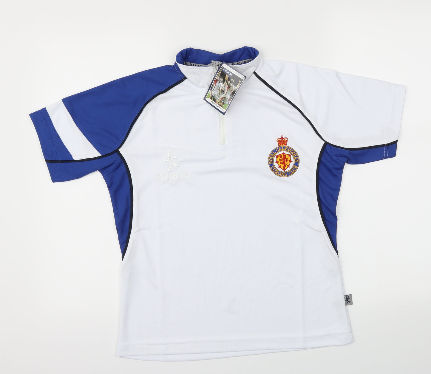 KURKI Boys White   Basic T-Shirt Size 8 Years