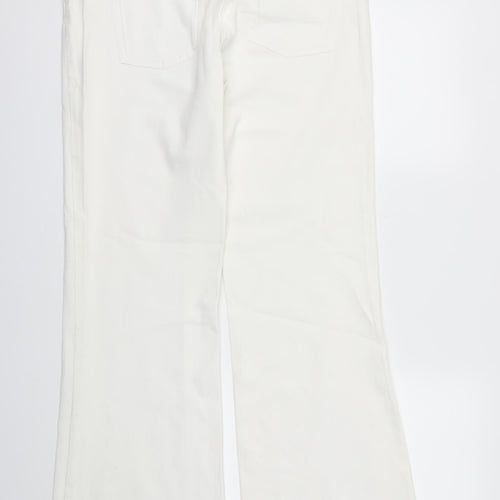 Next  Womens White   Straight Jeans Size 14 L32 in