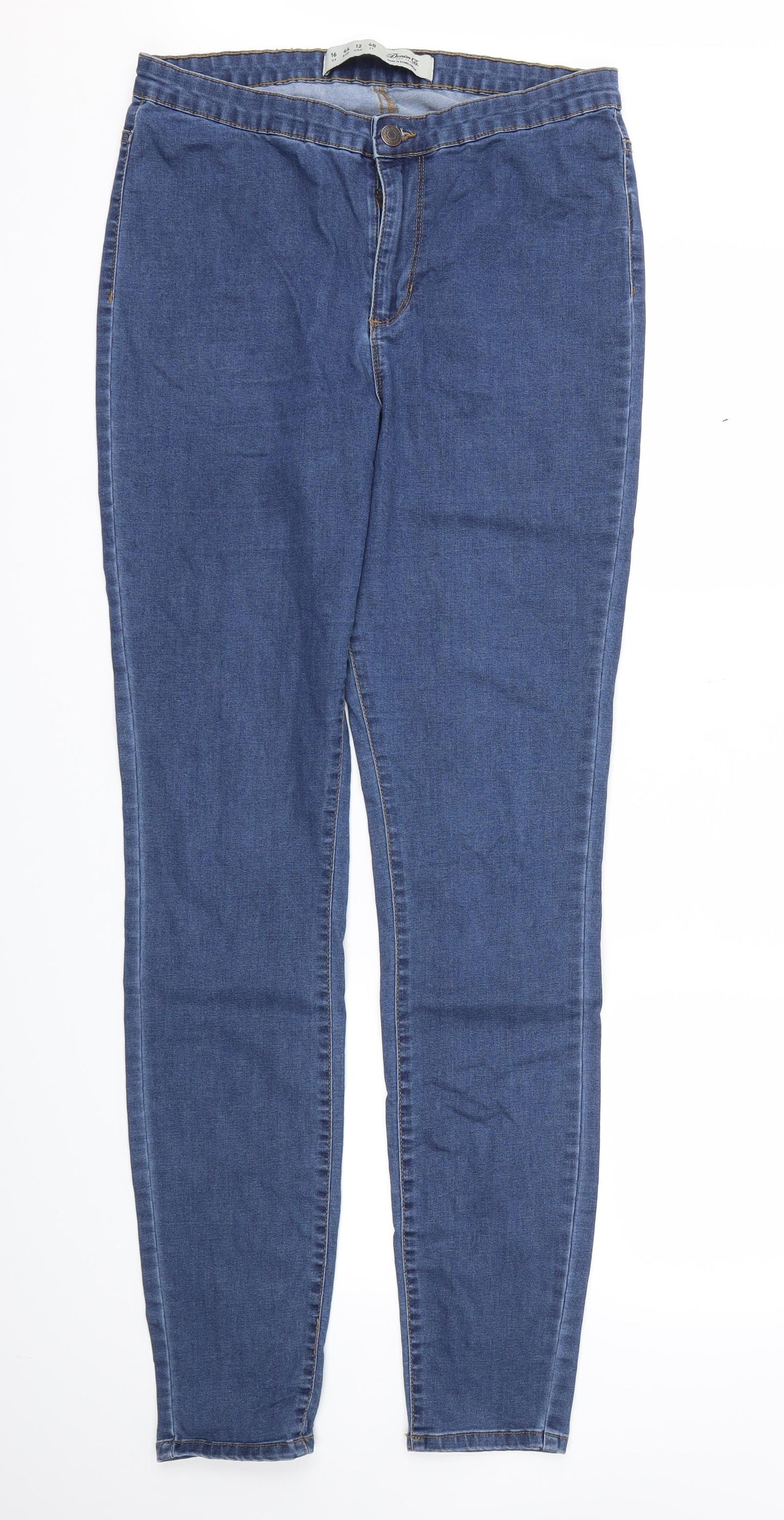denim &co  Womens Blue   Skinny Jeans Size 16 L32.5 in