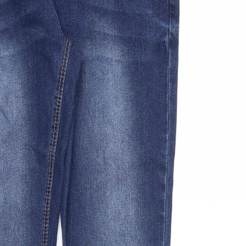 DENIM &CO  Womens Blue   Straight Jeans Size 14 L34 in
