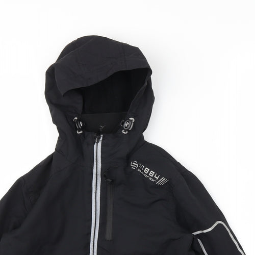 Superior Boys Black   Basic Coat Coat Size 7-8 Years