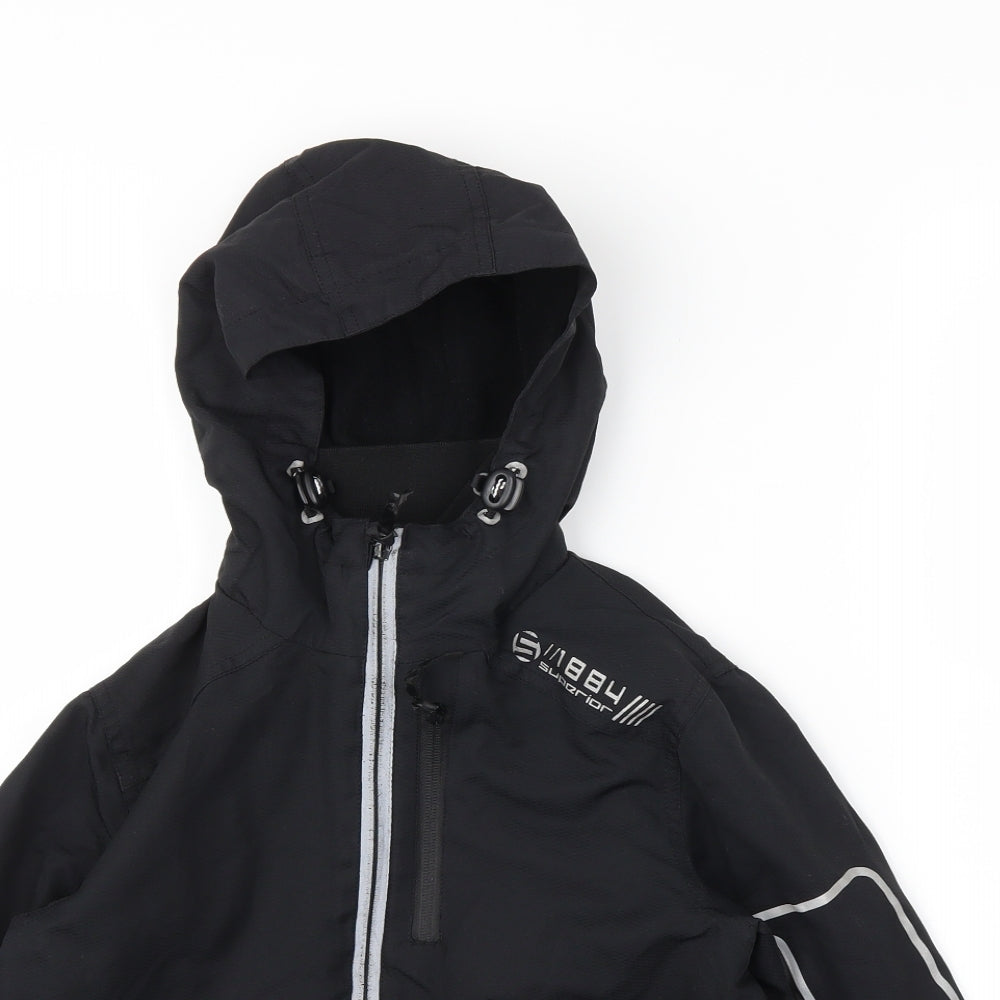 Superior Boys Black   Basic Coat Coat Size 7-8 Years