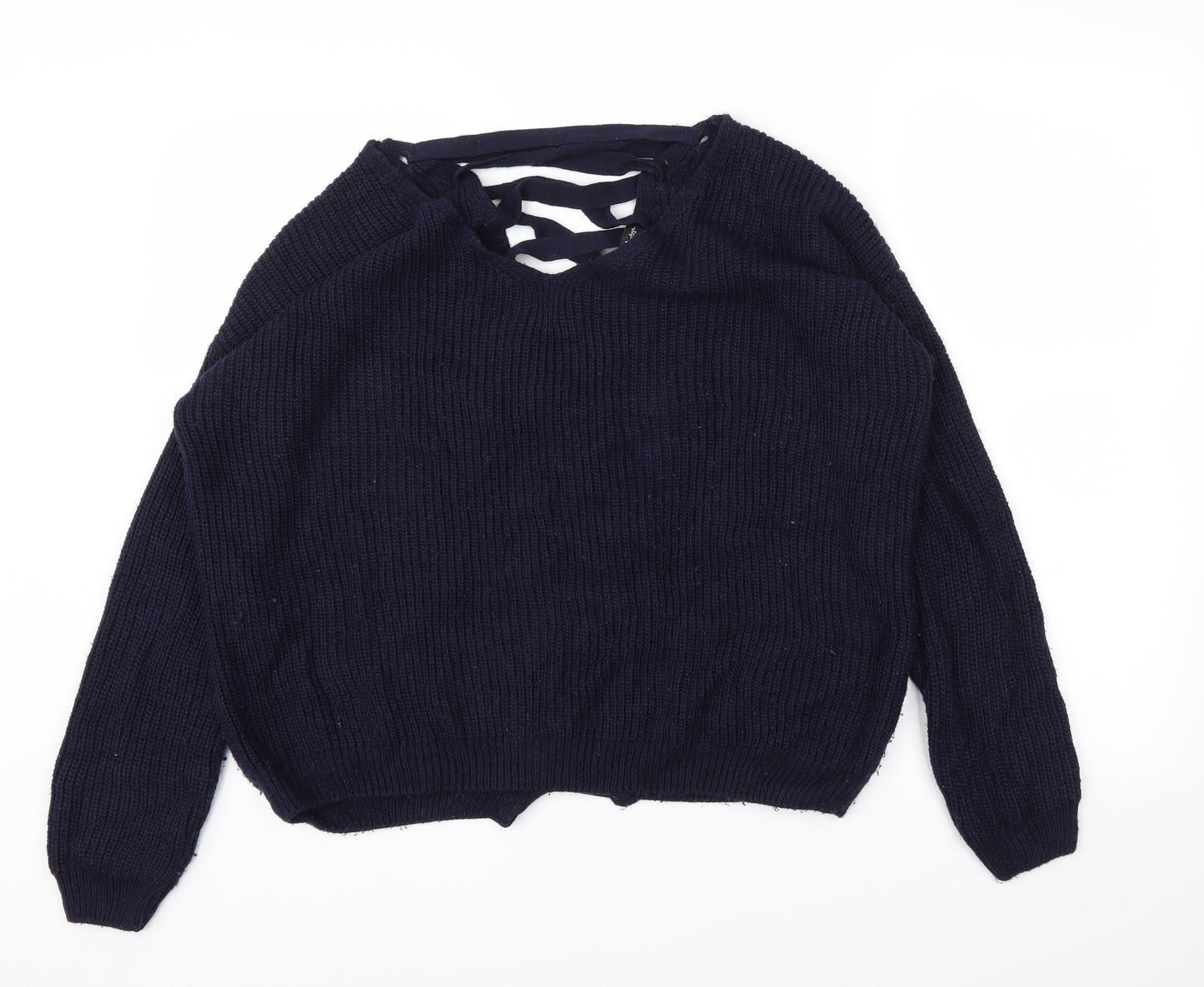 Miss Selfridge Womens Blue   Pullover Jumper Size 12