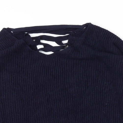 Miss Selfridge Womens Blue   Pullover Jumper Size 12