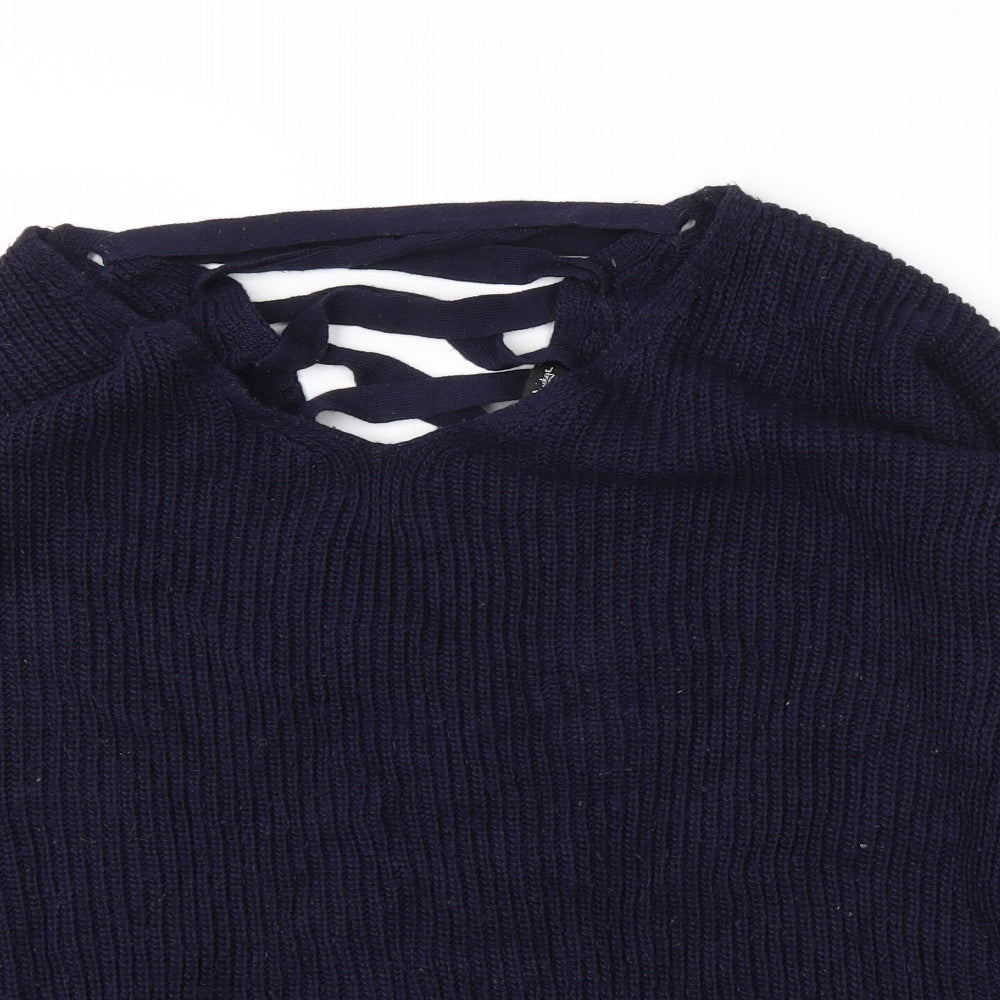 Miss Selfridge Womens Blue   Pullover Jumper Size 12