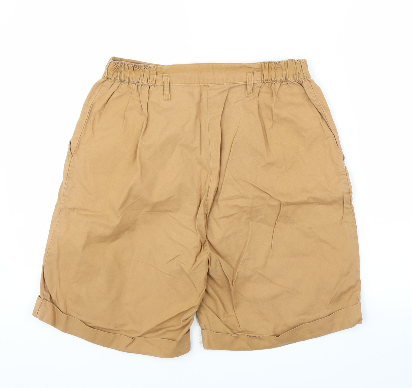 Preworn Womens Beige   Paperbag Shorts Size 14