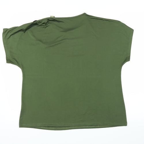 Preworn Womens Green   Basic Blouse Size 2XL