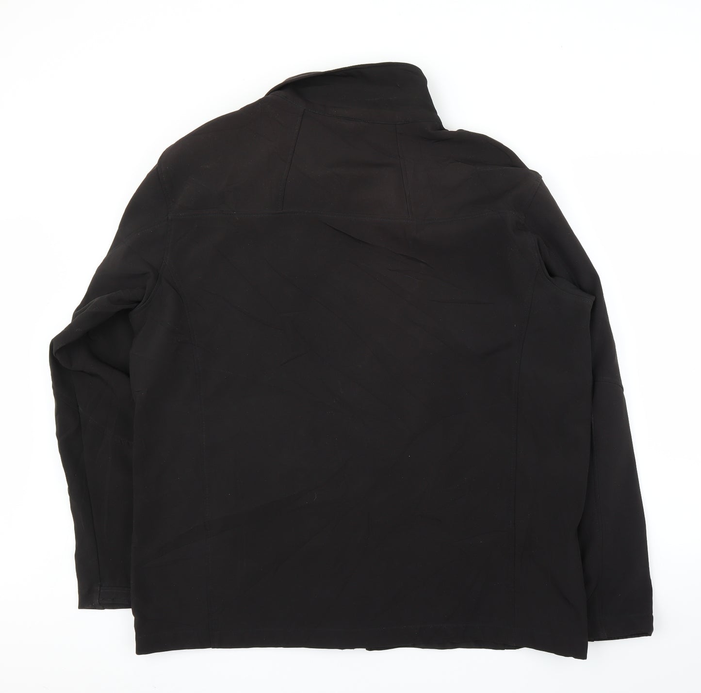 Snozu Mens Black   Windbreaker Coat Size XL