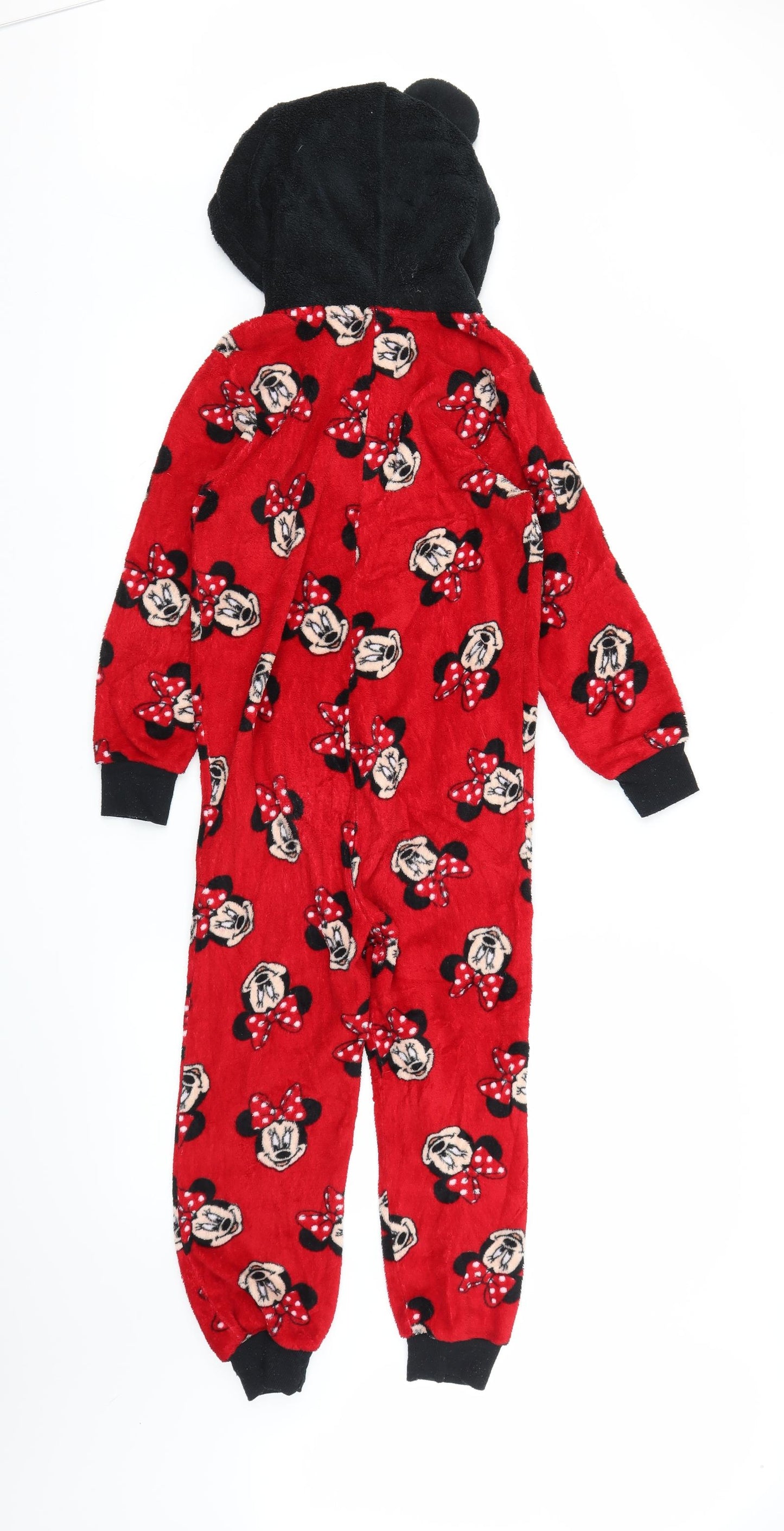 Disney Girls Red Solid  Capri One Piece Size 8-9 Years  - Minnie Mouse