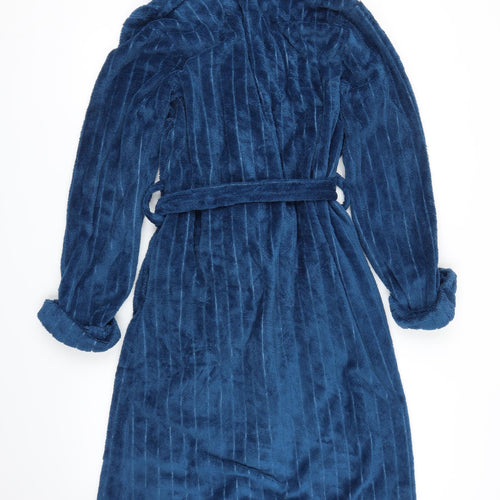 Damart Mens Blue Solid   Robe Size L