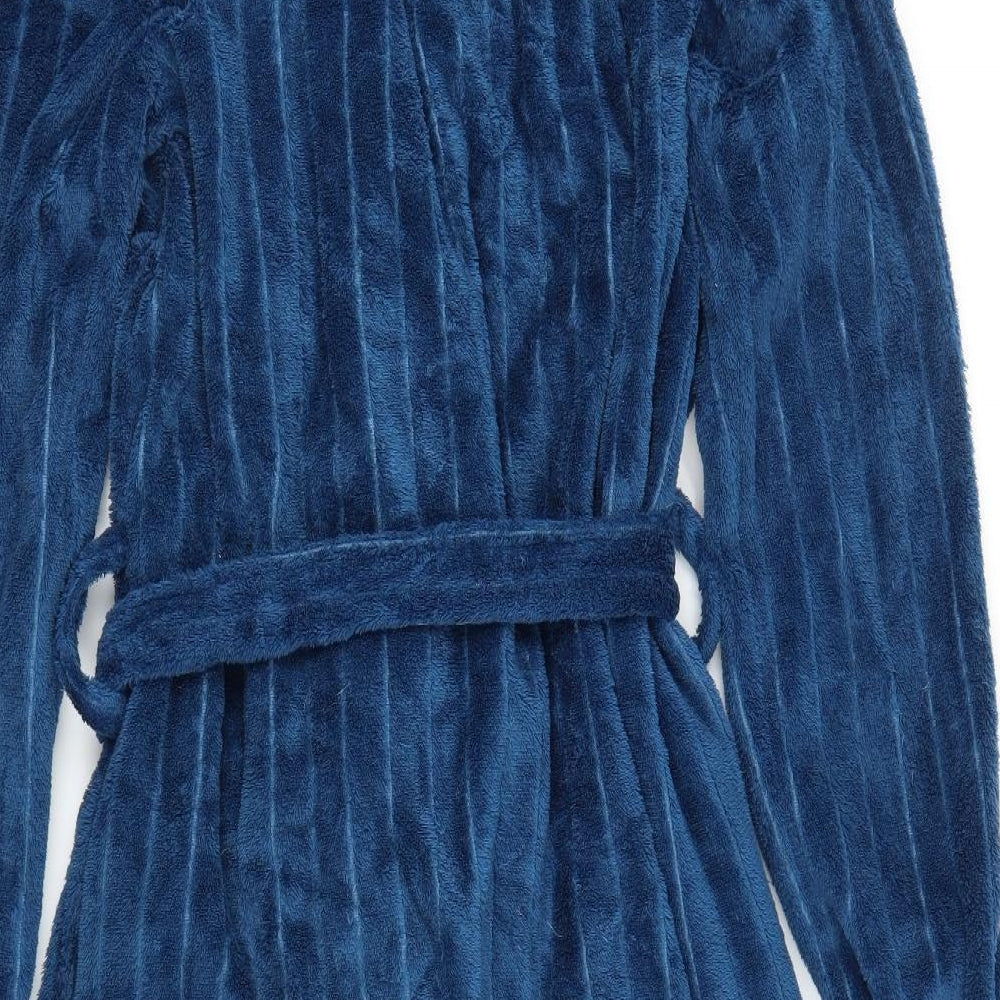 Damart Mens Blue Solid   Robe Size L