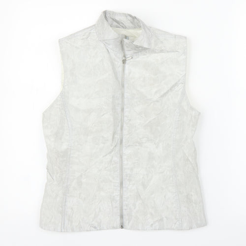 Oasis Womens Silver   Cardigan Jumper Size 10