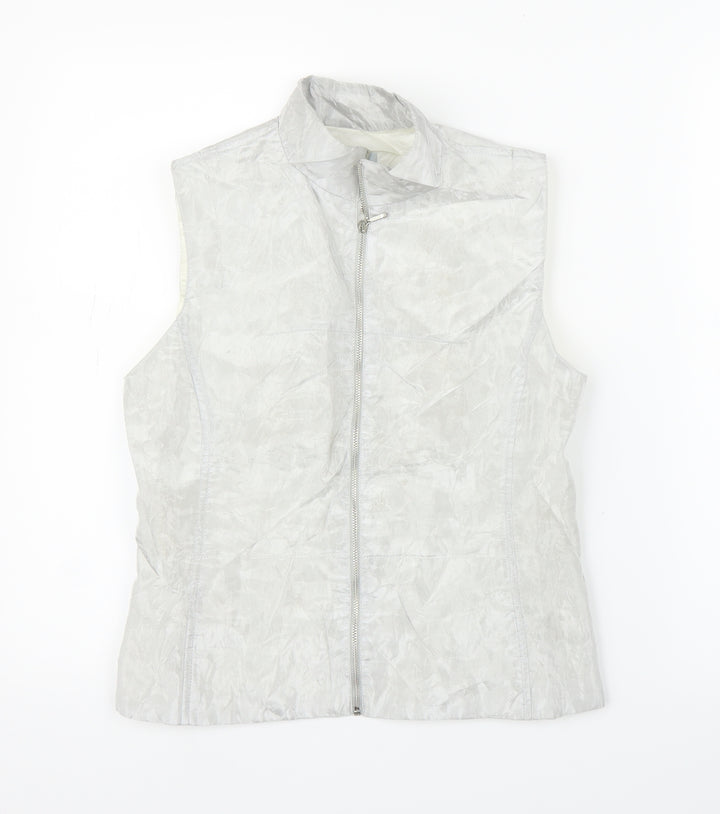 Oasis Womens Silver   Cardigan Jumper Size 10