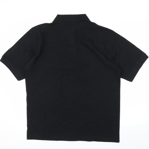 Seamark Mens Black    Polo Size M