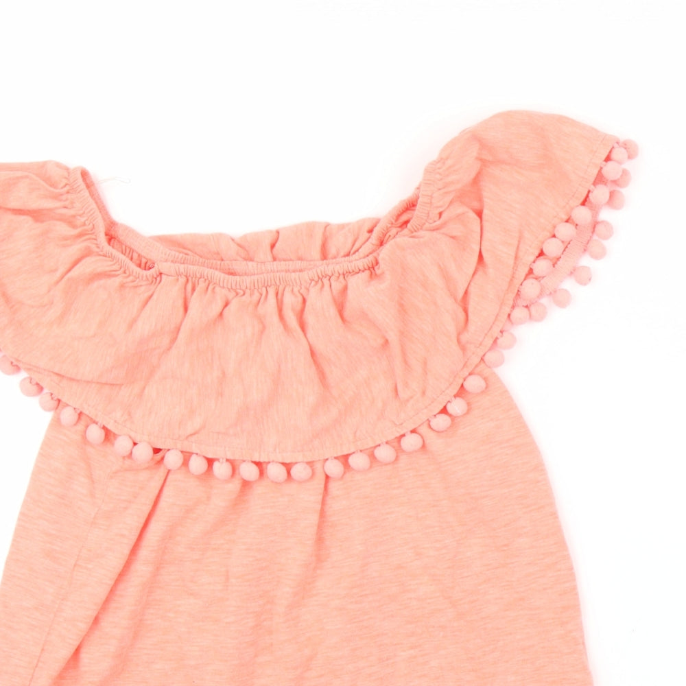 NEXT Girls Pink   Basic Blouse Size 10 Years