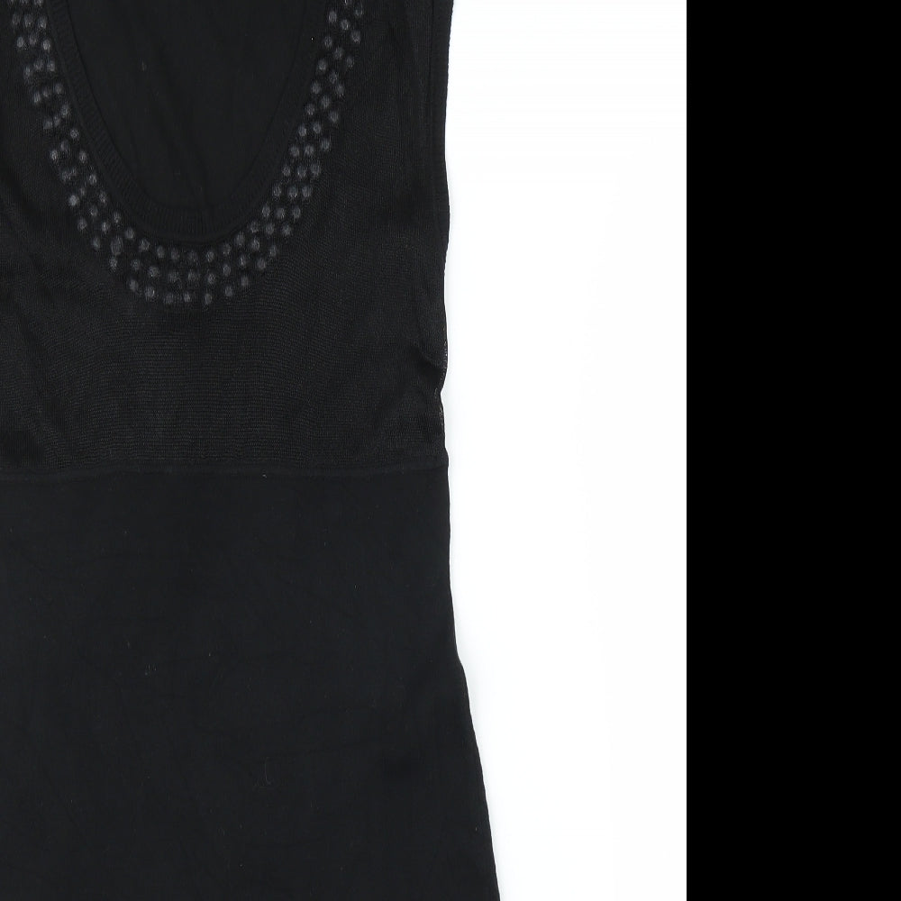 Preworn Womens Black   Sheath  Size M