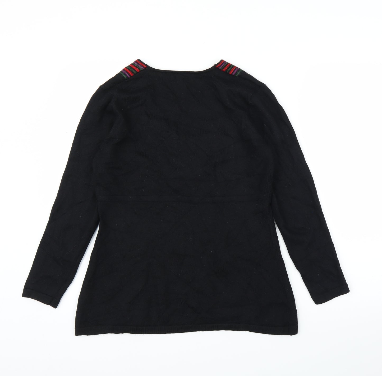 EAST Womens Black   Tunic Jumper Size 14
